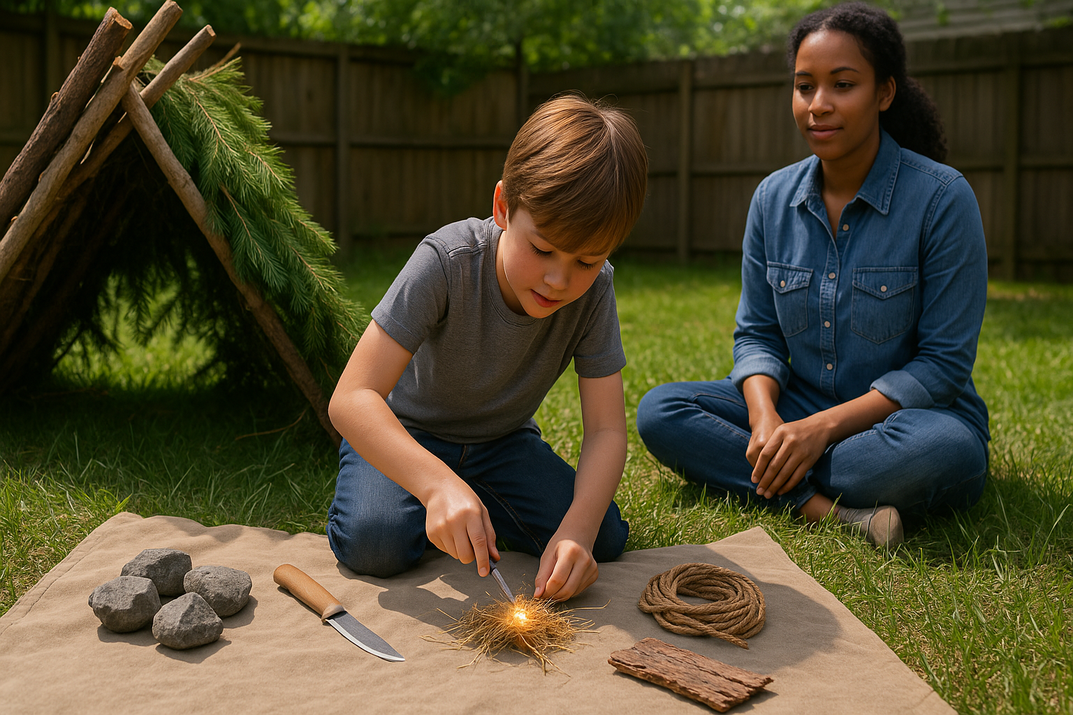 Survival Skills You Can Practice at Home (For Any Age)